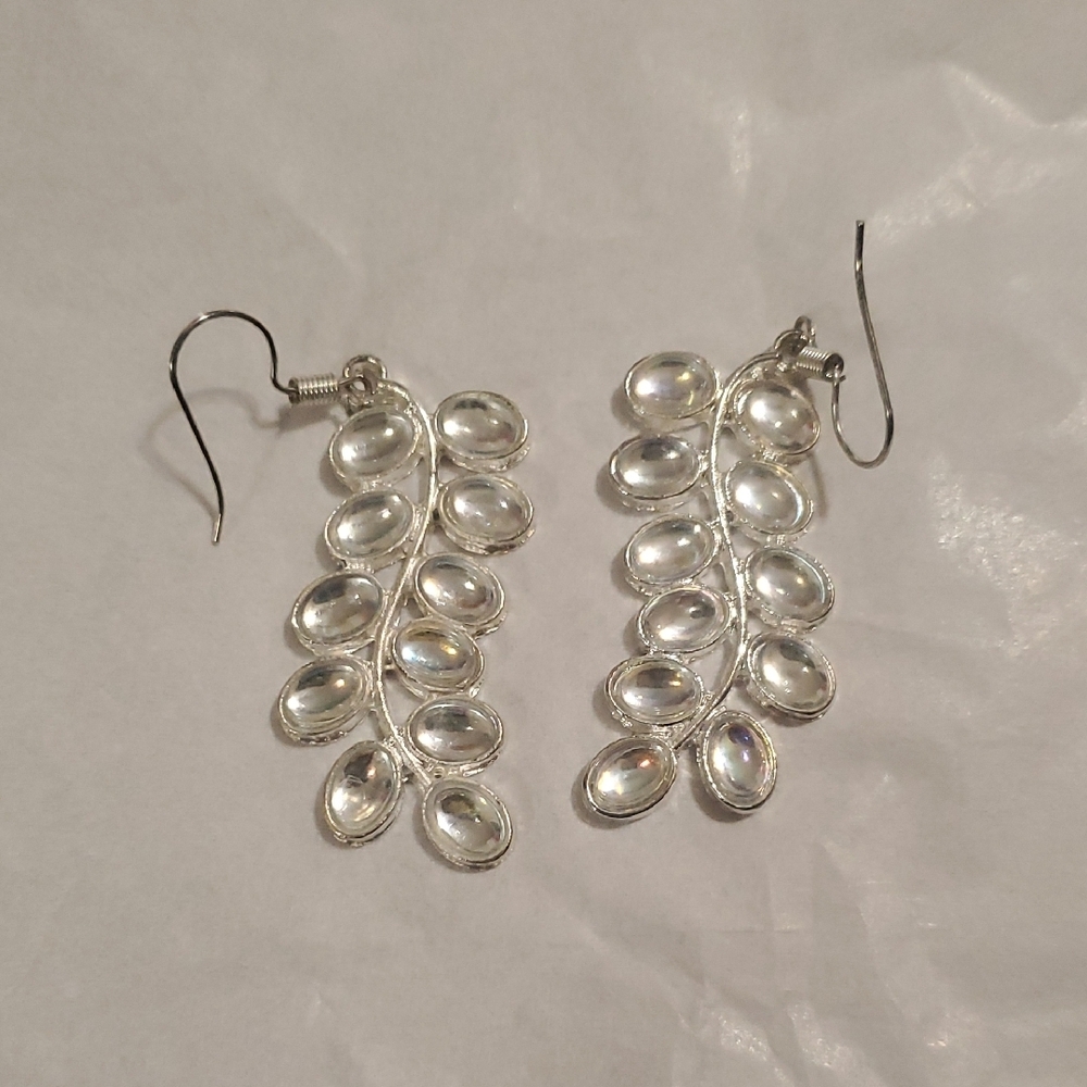 Elegant Silver Leaf Earrings